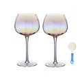 thumbnail image 1 of Modern rainbow wine glass set compatible serving white wine 2 pieces_Gift Of G, 1 of 5