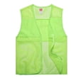 thumbnail image 2 of HUANBAI Men's Solid Color Reflective Mesh Vest, 2 of 4