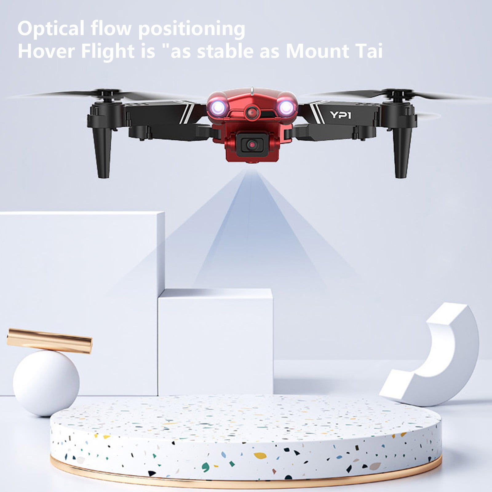 ESULOMP Drone with Dual 1080P HD FPV Camera Remote Control Toys Gifts for Boys Girls with Altitude Hold Headless Mode Start Speed Adjustment