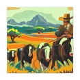 thumbnail image 1 of Herding the Churned Earth - Canvas, 1 of 10