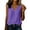*Purple, variant on VBVC Women's Cotton-Linen V Neck Tank Top , Ladies' Side Button Sleeveless Blouse , Casual Summer Loose Fit Top For Women,Khaki,S-3XL