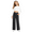 Black, variant on G4Free EverGoing Girls Wide Leg Pants High Waisted Soft Stretchy Sweatpants with Pockets 6-12 Years School Sport