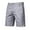 Gray, variant on Men's Hybrid Quick Dry Board Shorts Stretch Swim Trunks with Zipper Pockets Elastic Waist Cargo Golf Shorts