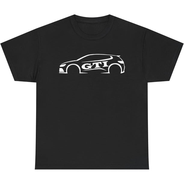 Pocket Rocket Turbo Golf Rabbit Car Racing GTI R32 AWD Unisex Heavy Cotton Tshirt