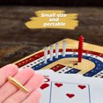 thumbnail image 2 of Shisuyan Cribbage Board Metal Silver 100Pack, 2 of 8