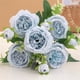 thumbnail image 5 of Ramo de rosas artificiales para mujer, decoración del hogar, ramo de boda, rosa pegada a la pared., 5 of 5