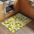 thumbnail image 2 of Yellow Lemons Entryway Rug 2'x3'&nbsp; Non Slip Front Door Mats, Summer Botanical Checkered Pastoral Entrance Rugs Indoor Outdoor Carpet, Washable Floor Mats Small Area Rug for Bedroom Kitchen, 2 of 8