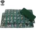 thumbnail image 5 of Fashion Velvet Zipper Jewelry Roll Bag for Jewellery Ring Earrings Organizer Storage Bag Portable Necklace Display Cases 5 Color Black rings roll, 5 of 6