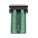 thumbnail image 4 of Conector de bloque de terminales de 25 pines Módulo de señal Placa de terminales PCB tipo tornillo para depuración de comunicaciones Conector macho DB25-G2, 4 of 14