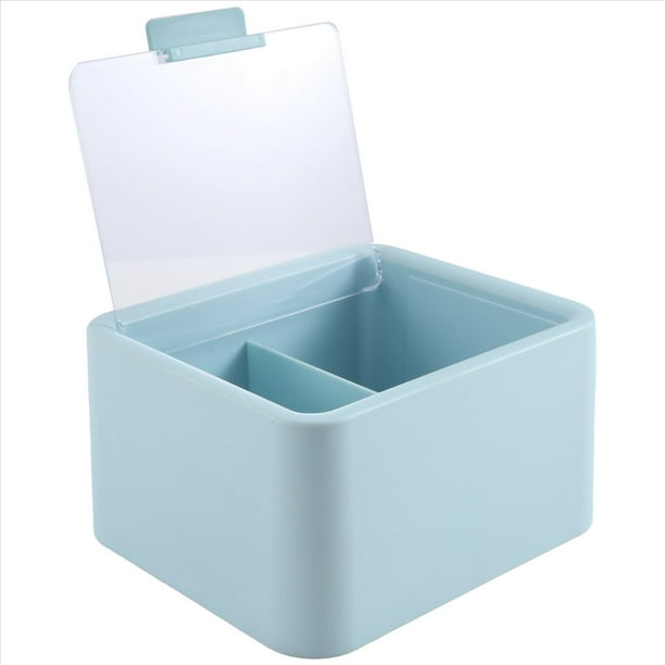 Caja Ciega de Almacenamiento Soporte de ExhibicióN Figura Juguetes Vitrina MuñEcas Vitrina DecoracióN de Mesa Caja de Almacenamiento, Azul