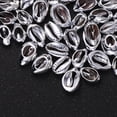 thumbnail image 3 of Miangastore Scattered Plating Shell Beads Accessories Silver 50Pcs Package 1.8x0.6in, 3 of 8