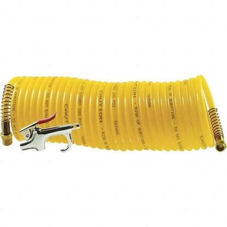 

Value Collection 1/4 ID Thumb Lever Air Gun 25 Long Nylon Hose 1/4 Inlet NPT Thread 200 Max psi