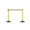 US Weight crowd control barriers- Sentry Stanchion with Retractable belt barrier– Easy Connect Assembly (2-Pack) Crowd Control Stanchions