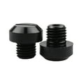 thumbnail image 1 of jinwen 2 Pcs M10x1.25 Rearview Mirrors Thread Hole Plug Screw Bolts - Black Positive, 1 of 8