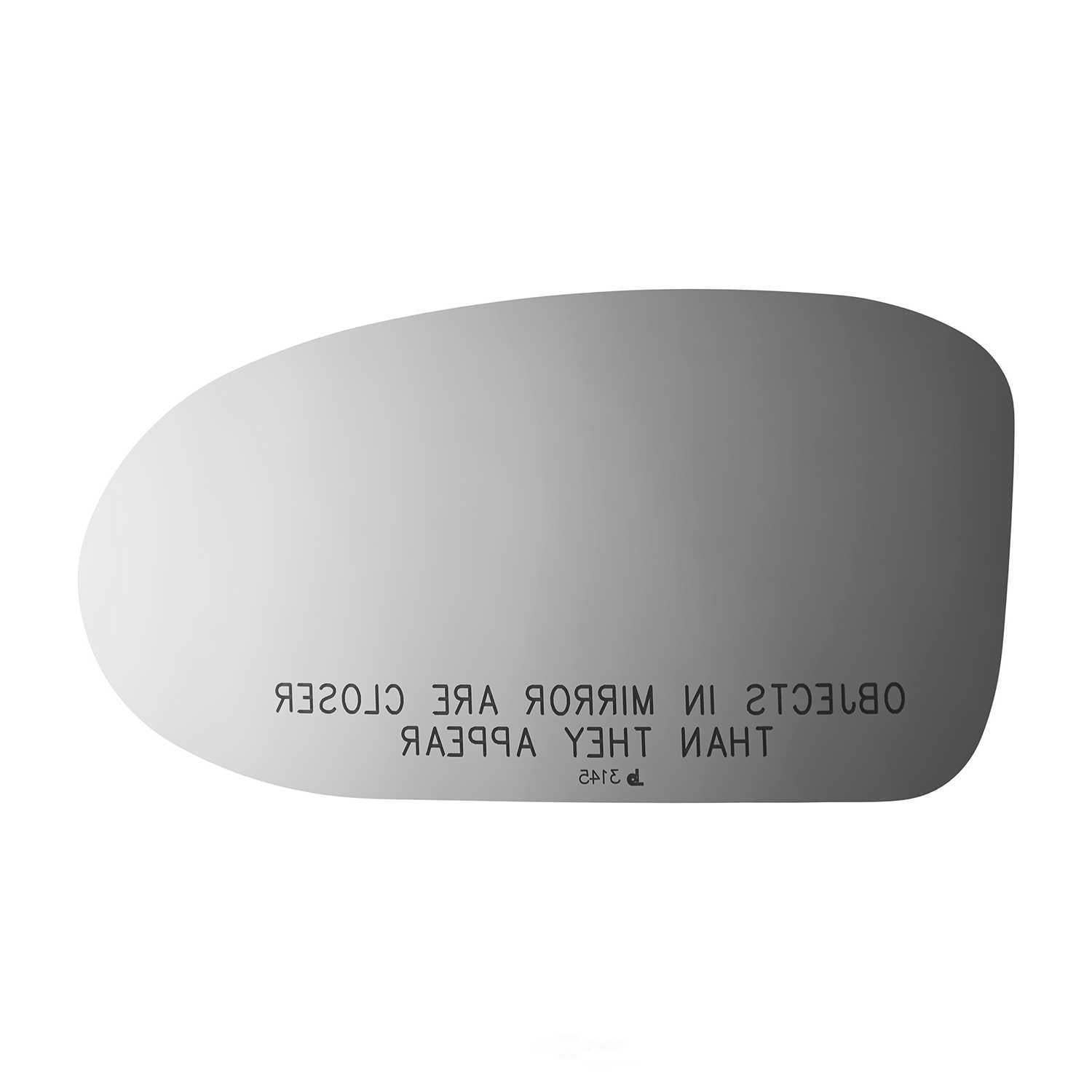 Burco Side View Mirror Replacement Glass - Clear Glass - 3145
