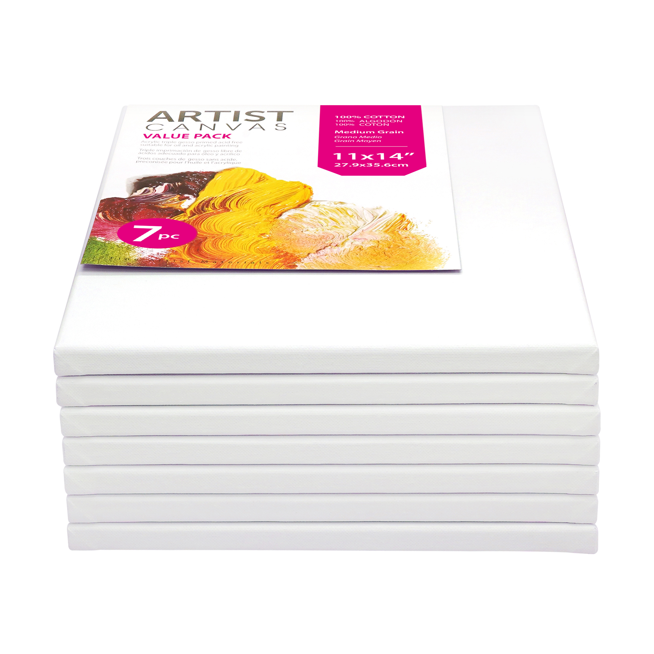 Studio Stretched Canvas 11x14, 7-Pack photo 3