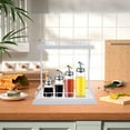 thumbnail image 5 of GOOHOCHY White Pull Out Cabinet Organizer with Guardrail Design for Home Carbon Steel Storage Shelf, 5 of 8