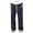Grey, variant on HNMKIU Men's Casual Pants Comfortable Corduroy Wide Leg Drawstring Waistband Trendy Loose Fit Business Style
