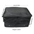 thumbnail image 6 of Golf Trunk Organizer Locker for Car Large Capacity 2 Layer Multipurpose Zipper Travel Bag Golf Storage Bag for Clothing, Balls,, 6 of 8