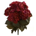 thumbnail image 1 of Nearly Natural 6126-S2-RU 20 in. Fall Hydrangea Artificial Plant, Rust - Set of 2, 1 of 1