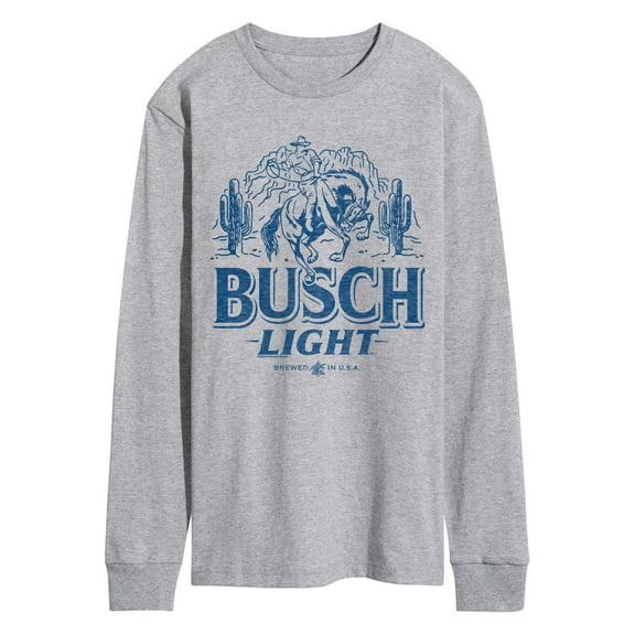 Busch Light - Western - Men's Long Sleeve Graphic T-Shirt