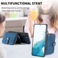 thumbnail image 3 of for Samsung Galaxy S22 Plus Wallet Case, Crossbody Phone Purse with Card Holder for Women, Zipper PU Leather Carrying Cover Gift with Shoulder Strap Kickstand Anti-drop for S22 Plus - Blue, 3 of 10