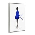 thumbnail image 2 of Stupell Industries Contemporary Girl In Blue Dress Silhouette Gray Framed Giclee Art, 12 x 18, by Simone Elum, 2 of 7