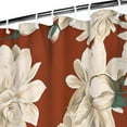 thumbnail image 3 of Pioneer Flower Floral Print Pattern Shower Curtain 36"x72" ,Bathroom Decorative Shower Curtains Set with 12 Hooks,Modern Waterproof Washable Shower Curtain, 3 of 6