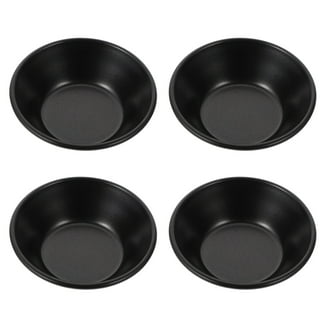 Pie Dish Set Including Mini Pie Pans Nonstick 5 Inch Mini Metal Bakeware  and Silicone Pie Crust Protector 3.5-6.4 Inch Kitchen Pie Baking Cover to