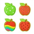 thumbnail image 5 of Mighty Gadget Apple Cookie Cutter & Stamp - 4x3.5" Crisp Design for Fall Baking (Random Color), 5 of 6