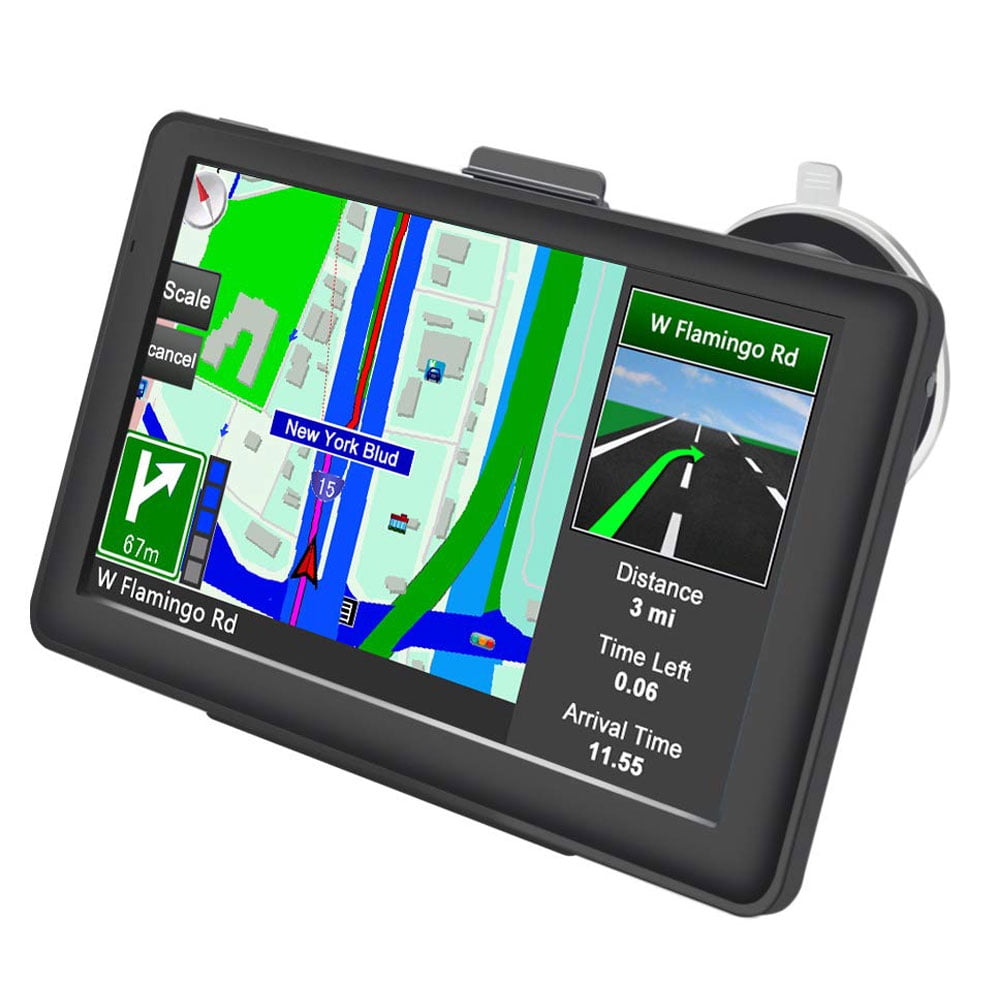 HD GPS Navigator GPS Navigator System Universal ABS 7 Inch Directions