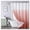 Orange, variant on Textured Ombre Shower Curtain for Bathroom, 3D Embossed Ruffle Waterproof Shower Curtain, Fabric Farmhouse Style with 12 Hooks Set, 72x72 inch, Blue