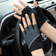 thumbnail image 5 of Guantes de levantamiento de pesas negros y grises para hombres y mujeres: guantes de ejercicio transpirables con medio dedo Zhivalor CPB-YY366-2, 5 of 5