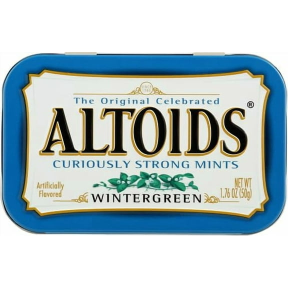 Altoids Wintergreen Curiously Strong Mints 1.76 oz (Pack of 2)