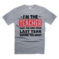 thumbnail image 5 of Funny I'm the Teacher Shirt Back To School Shirts Funny School Shirts Teacher Humorous Gifts (XX-Large Navy Blue), 5 of 6