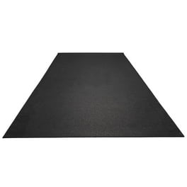 Rubber-Cal Corrugated Wide Rib 3 ft. x 4 ft. Black Rubber Flooring (12 sq. ft.)