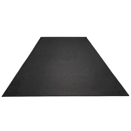 Aldhurst Black Rubber Utility Mat 36"x48" (0.24-inch Thickness 12 Sq ft) for Home, Garage, Gym Floor