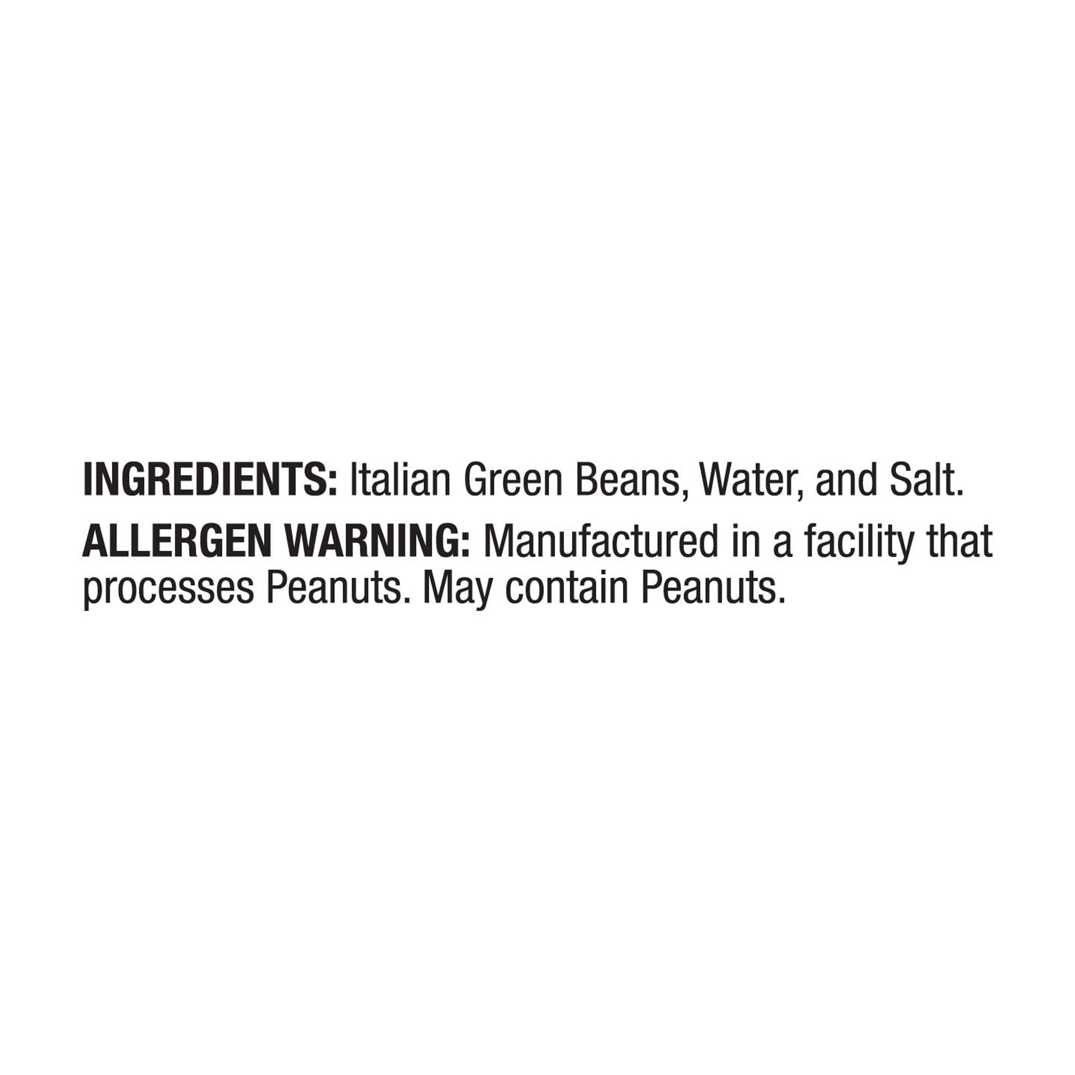 (4 pack) Allens Canned Cut Italian Green Beans, 28 oz