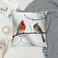 thumbnail image 2 of Chilfamy Fall Decor Art Bird Red Pillow Covers for Couch Sofa Indoor Outdoor Zipper Closure 1PC 24x24in, 2 of 5