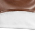 thumbnail image 4 of Pastry Round Blanket, Round Donut with Coating of Chocolate Simple Classic Delicious Bakery Dessert, Cozy Plush for Indoor & Outdoor Use Novelty Joke Gift Idea, 71" Round, Dark Rosewood, by Ambesonne, 4 of 6