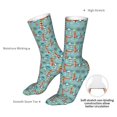 thumbnail image 4 of Fuzoiu Sea Lighthouse Print Crew Socks,Casual Athletic Gym LightWeight Thin Socks,Casual Crew Socks for Men Woman,Calf Length Crew Socks, 4 of 7