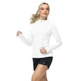 thumbnail image 5 of QPNGRP Women's Long Sleeve Shirts UPF 50+ Sun Protection SPF Quick Dry Lightweight T-Shirt Swim Hiking Runing Fishing Tops White XXL, 5 of 7
