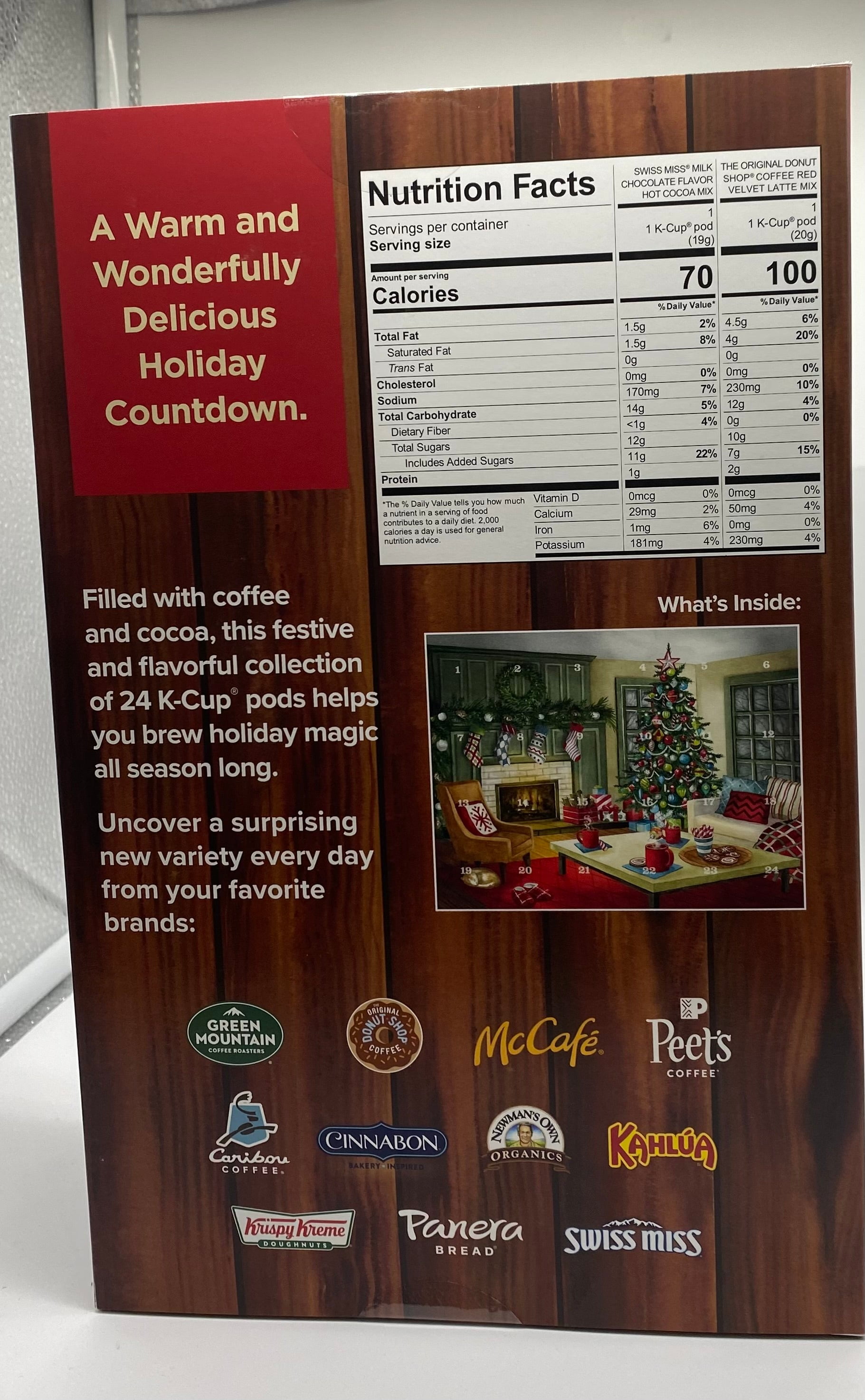 Green Mountain 24Ct KCup ADVENT CALENDAR 2022 - Walmart.com