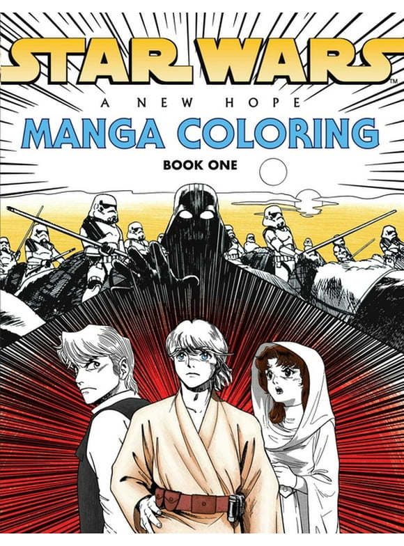 Star Wars Manga Coloring (Paperback)