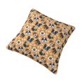 thumbnail image 2 of Rateoe Cute Dogs Head Pattern Throw Pillow Cover Premium Pillow Stuffer Sham Square for Decorative Cushion Bed Couch Sofa(Pillow insert not included), 2 of 8