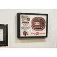 thumbnail image 6 of Louisville Cardinals 25.5" x 19.5" KFC Yum Center Stadium Views Wall Art, 6 of 7