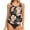 Pink, variant on VerPetridure Tankini Bathing Suits for Women with Shorts Fashion Women Conservative Printed Swimwear Bikini Split Swimsuit