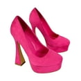 thumbnail image 4 of XY London Womens Karlie Curved Flared High Stiletto Heel Court Shoes, 4 of 4