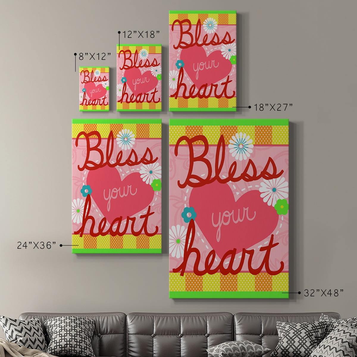 Southern Sayings I Premium Gallery Wrapped Canvas - Ready to Hang