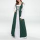 thumbnail image 1 of Faldas largas Vestido largo con corsé de estilo renacentista medieval, traje de vacaciones suelto para mujer elegante Kuymtek Verde T M para Mujer, 1 of 7